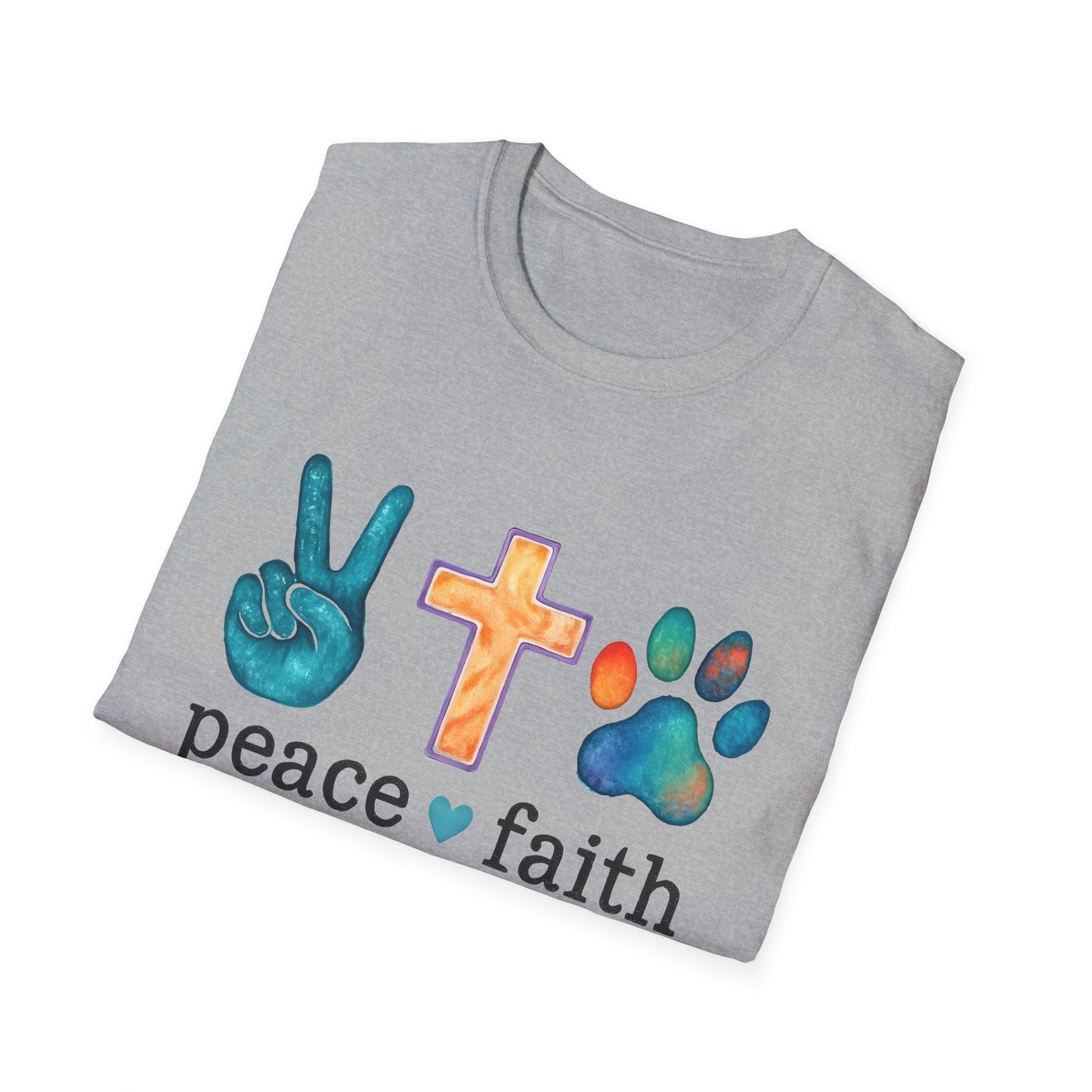Peace, Faith, Dogs T-Shirt