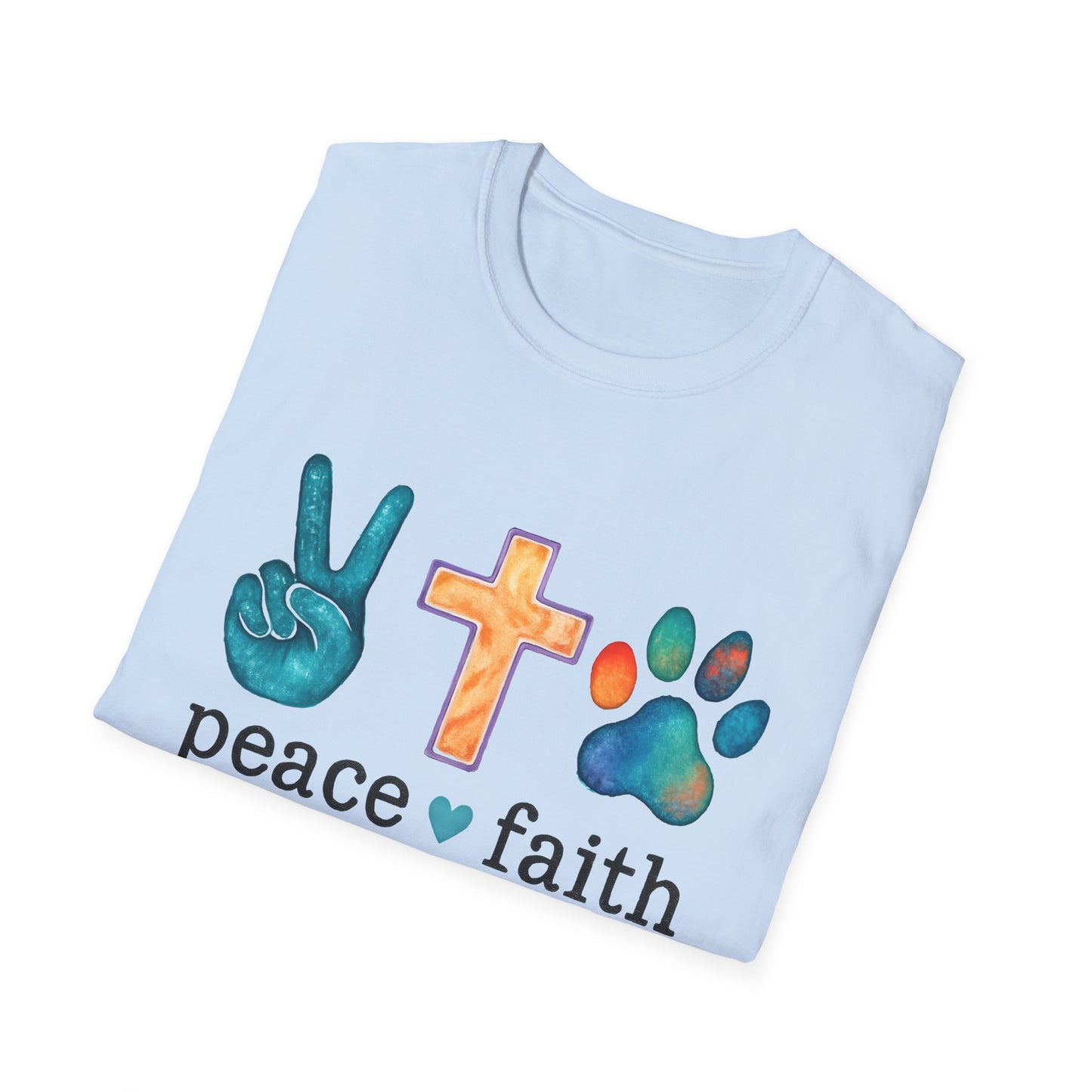 Peace, Faith, Dogs T-Shirt