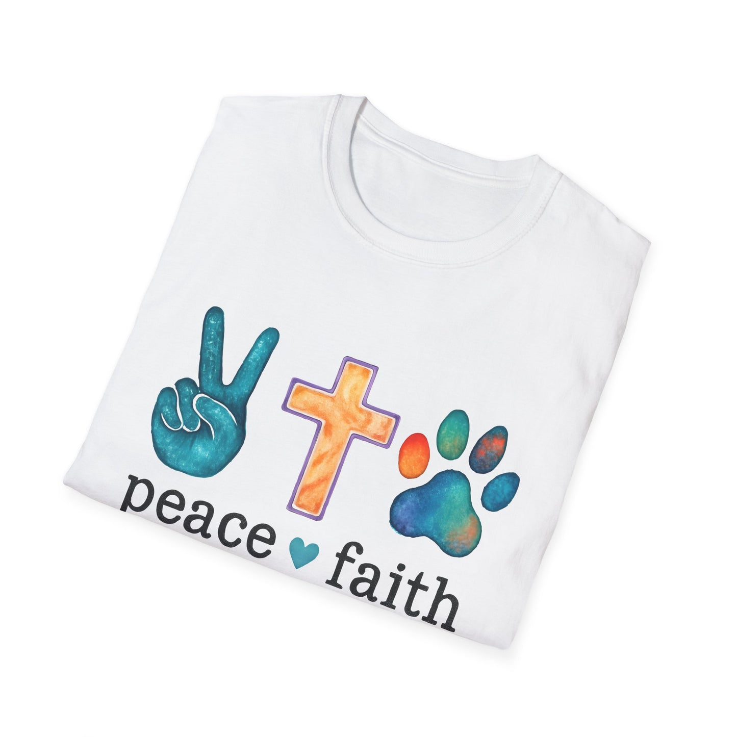 Peace, Faith, Dogs T-Shirt
