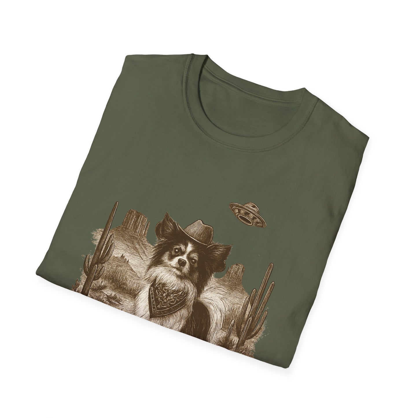 Western UFO Papillion T-Shirt