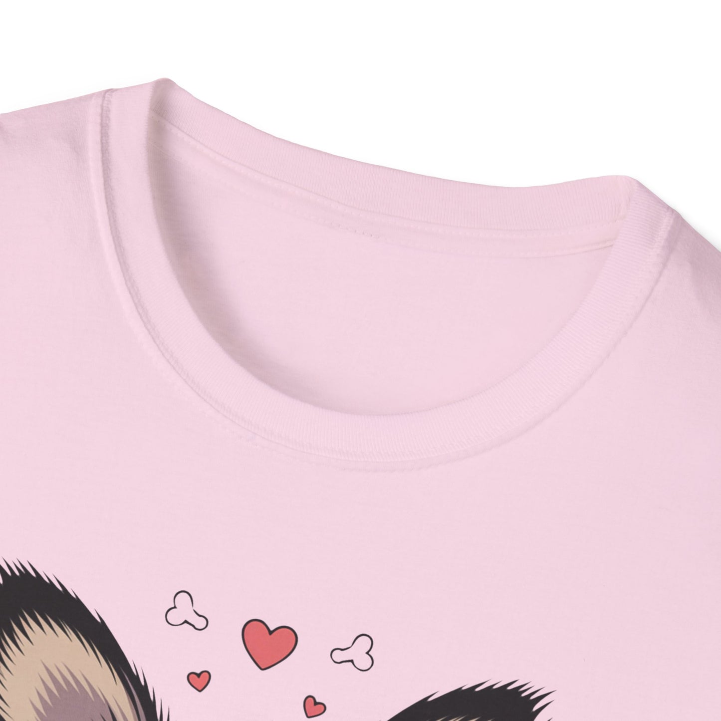 Easily Distracted by Papillon Ears T-Shirt, Dog Lover T-Shirt, Pet Gifts, Funny Canine Tee, Unisex Dog Mom Shirt