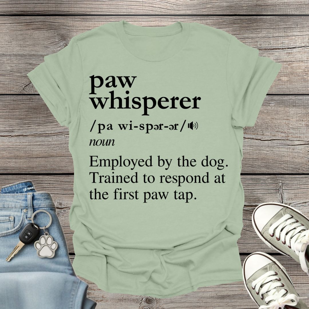 Dog Paw Whisperer Employee T-Shirt