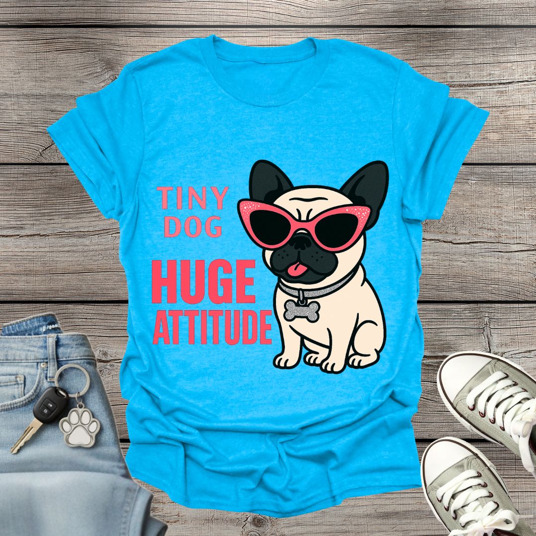 Pug Huge Attitude T-Shirt