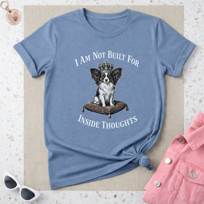 I Am Not Built For Inside Thoughts Dog Graphic Tee