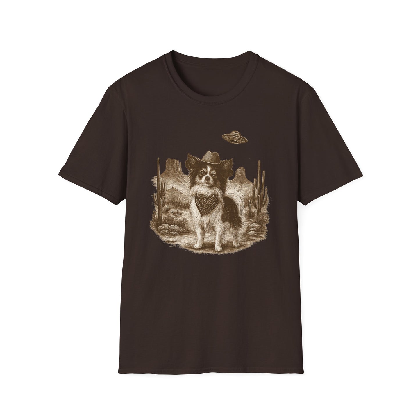Western UFO Papillion T-Shirt