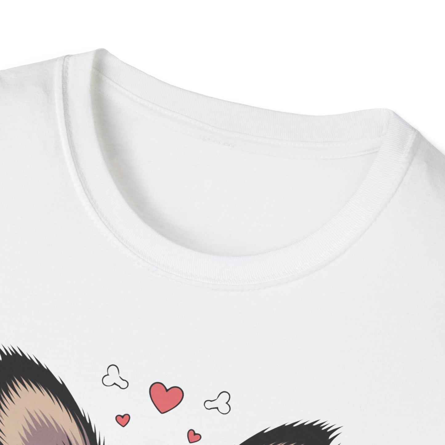 Easily Distracted by Papillon Ears T-Shirt, Dog Lover T-Shirt, Pet Gifts, Funny Canine Tee, Unisex Dog Mom Shirt