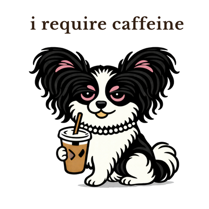 Caffeine Required Dog T-Shirt