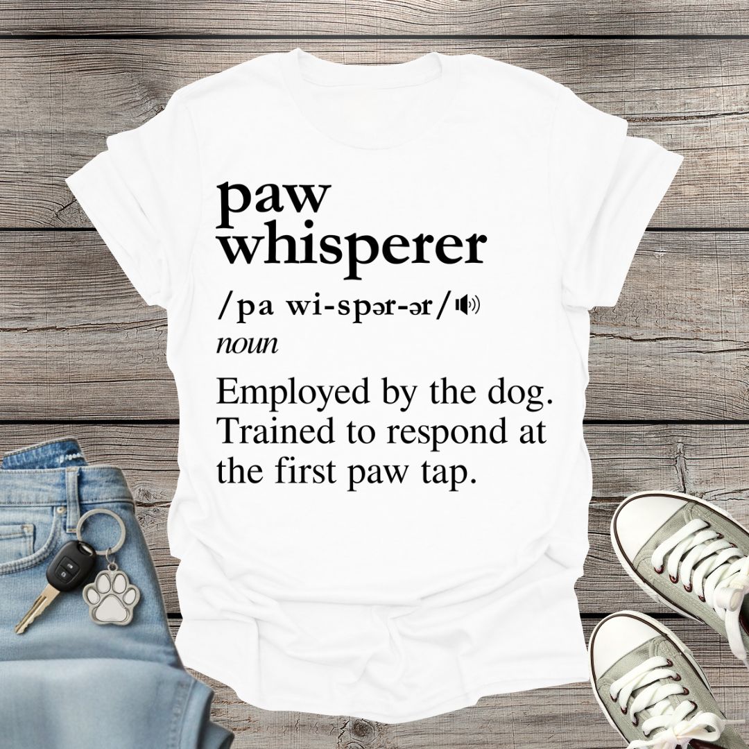 Dog Paw Whisperer Employee T-Shirt