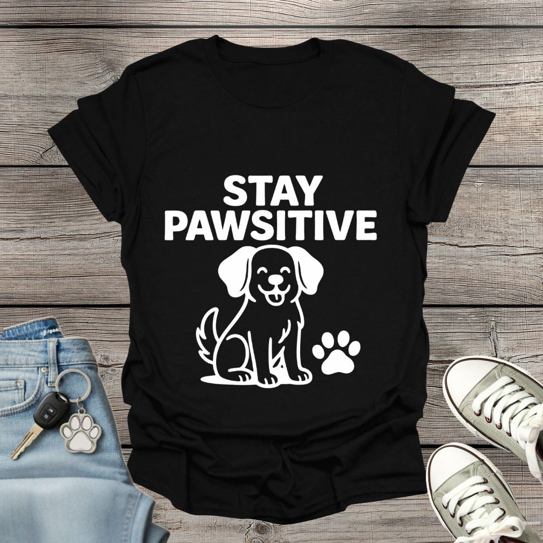 Stay Pawsitive T-Shirt