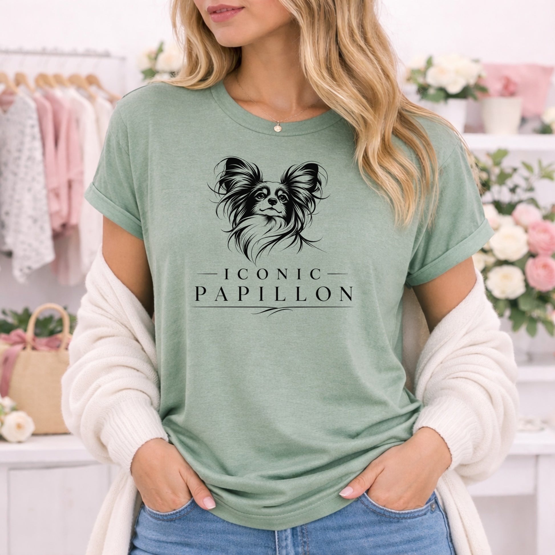 Iconic Papillon Graphic Print Women's T-Shirt