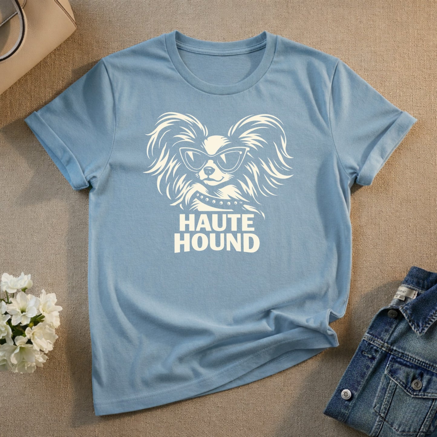 Haute Hound graphic t-shirt with dog design