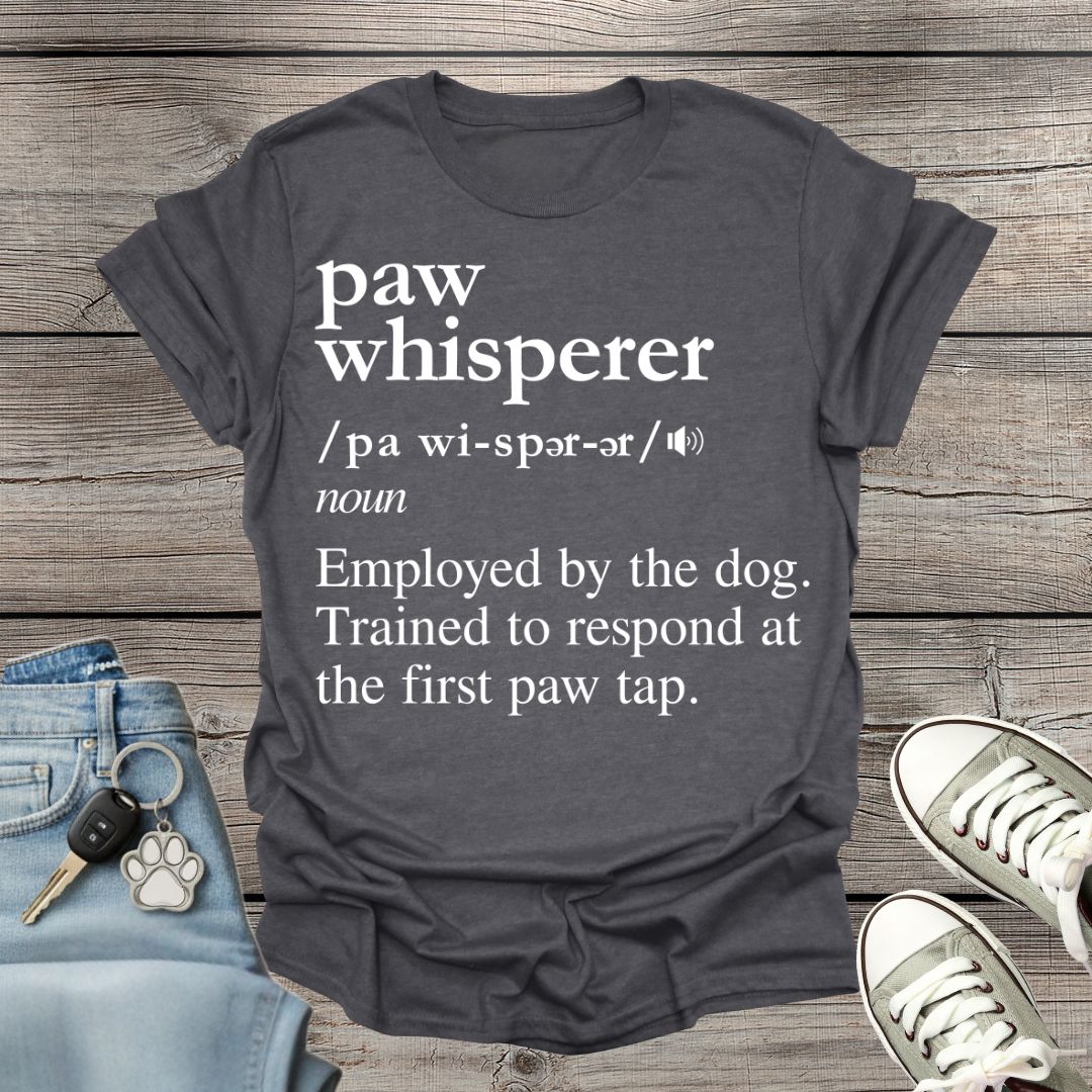 Dog Paw Whisperer Employee T-Shirt