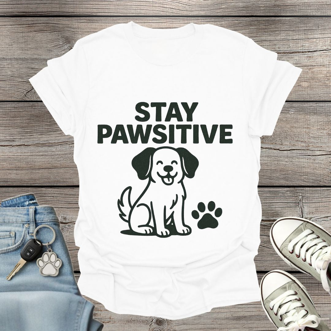 Stay Pawsitive T-Shirt