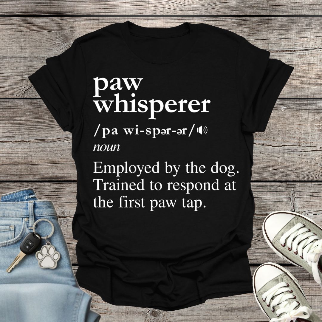 Dog Paw Whisperer Employee T-Shirt