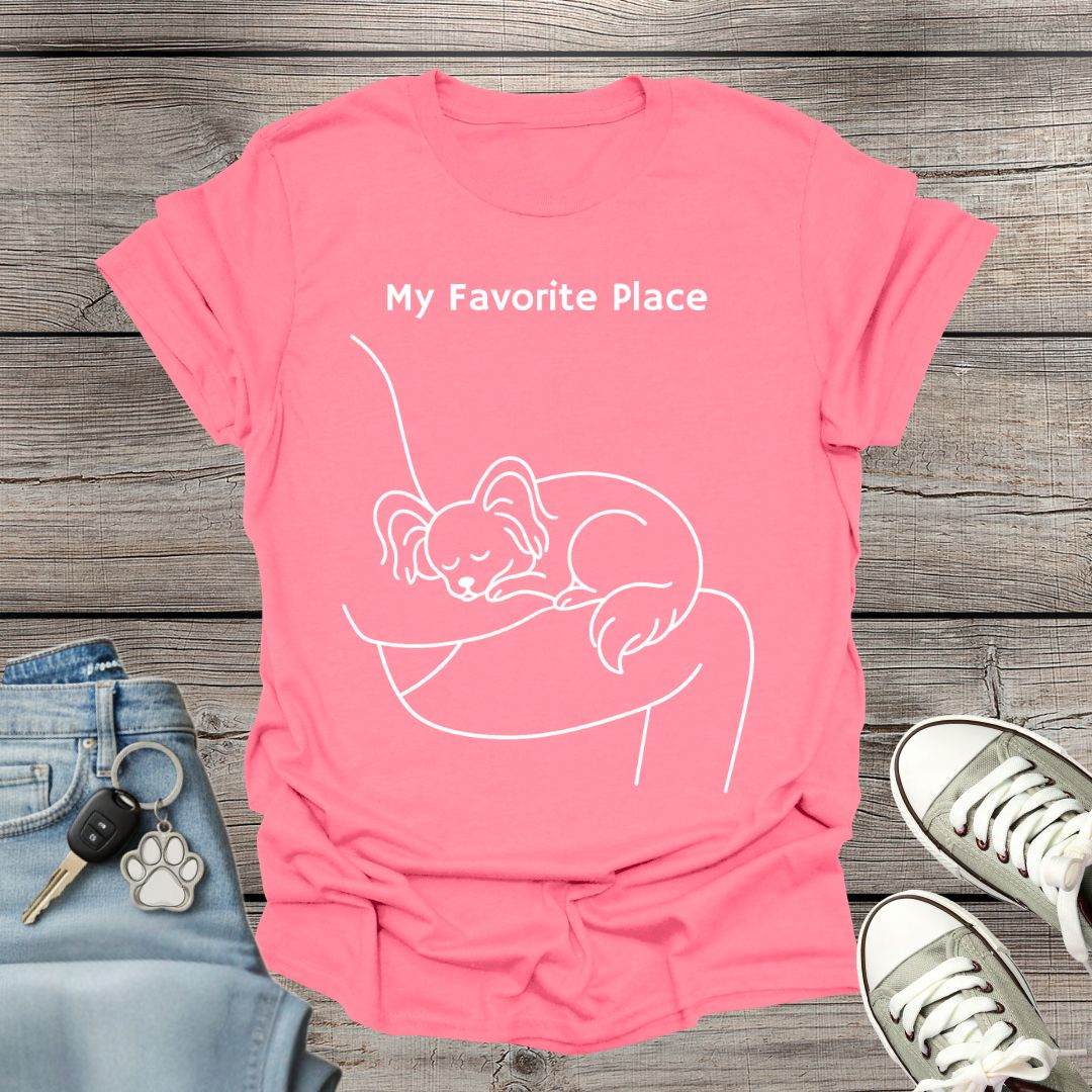 My Favorite Place Dog T-Shirt