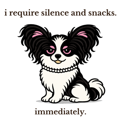 Silence And Snacks Dog T-Shirt