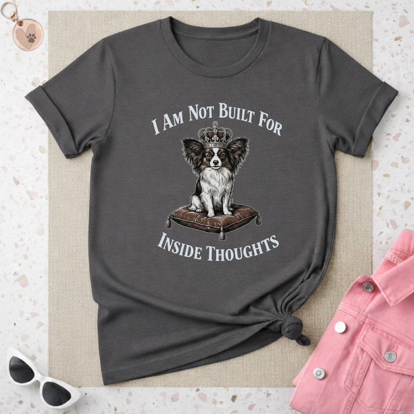 I Am Not Built For Inside Thoughts Graphic T-Shirt