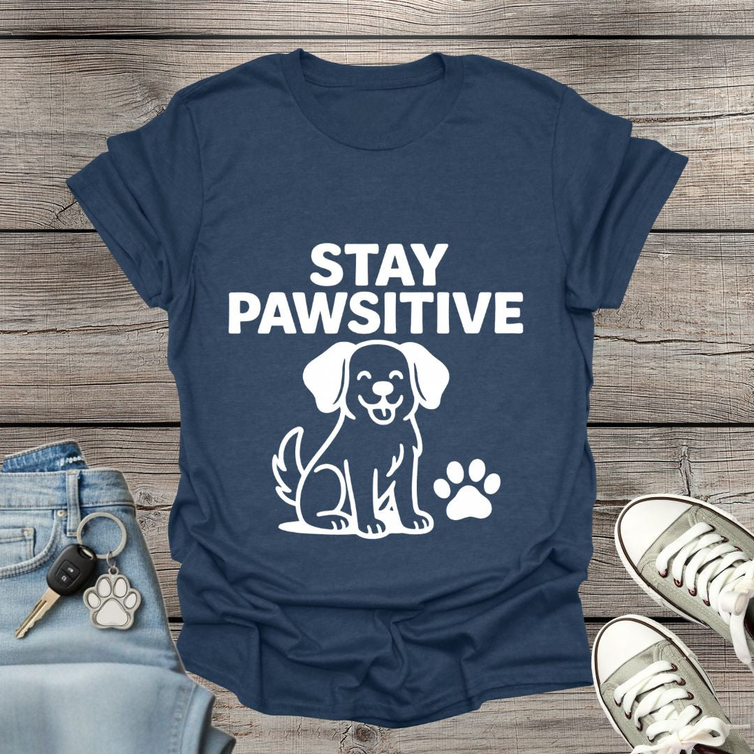 Stay Pawsitive T-Shirt