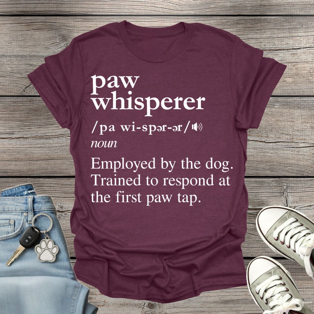 Dog Paw Whisperer Employee T-Shirt