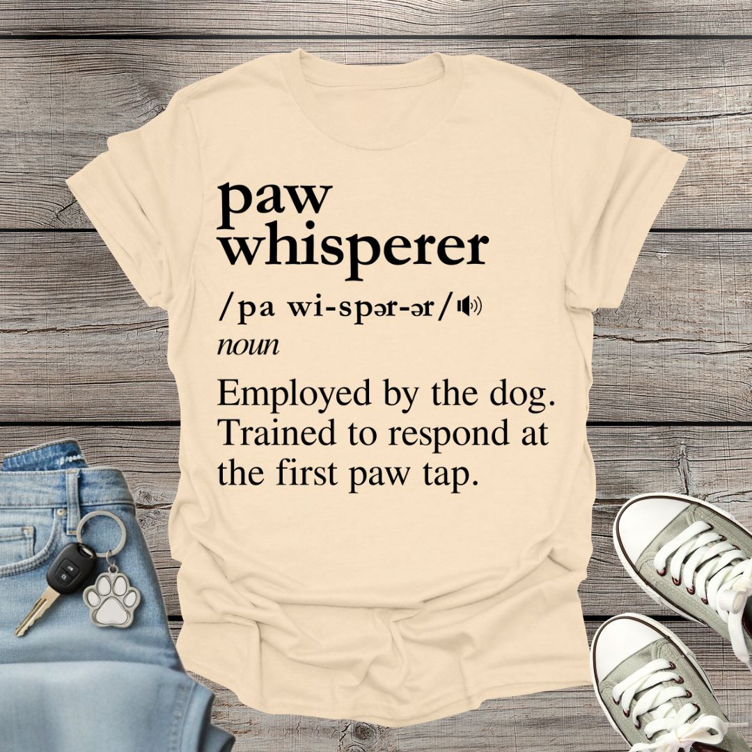 Dog Paw Whisperer Employee T-Shirt