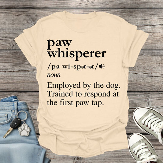 Dog Paw Whisperer Employee T-Shirt