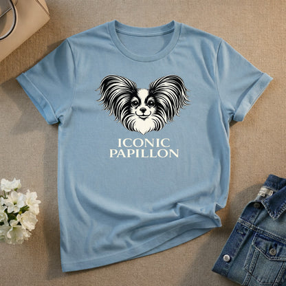 Iconic Papillon Graphic Tee for Dog Lovers Shirt