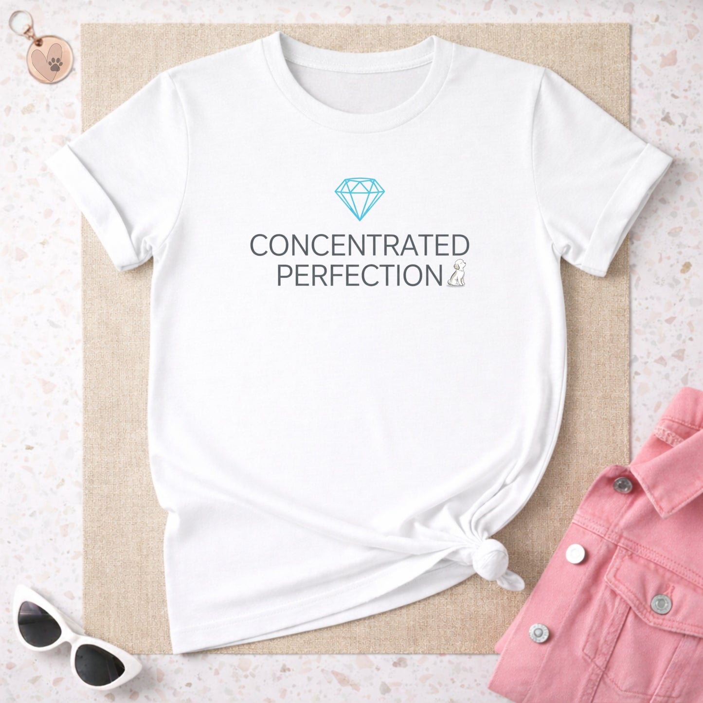 Concentrated Perfection Diamond Design T-shirt