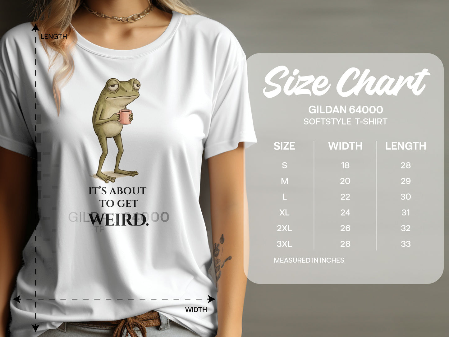 It's About to Get Weird Gildan 64000 Softstyle T-shirt