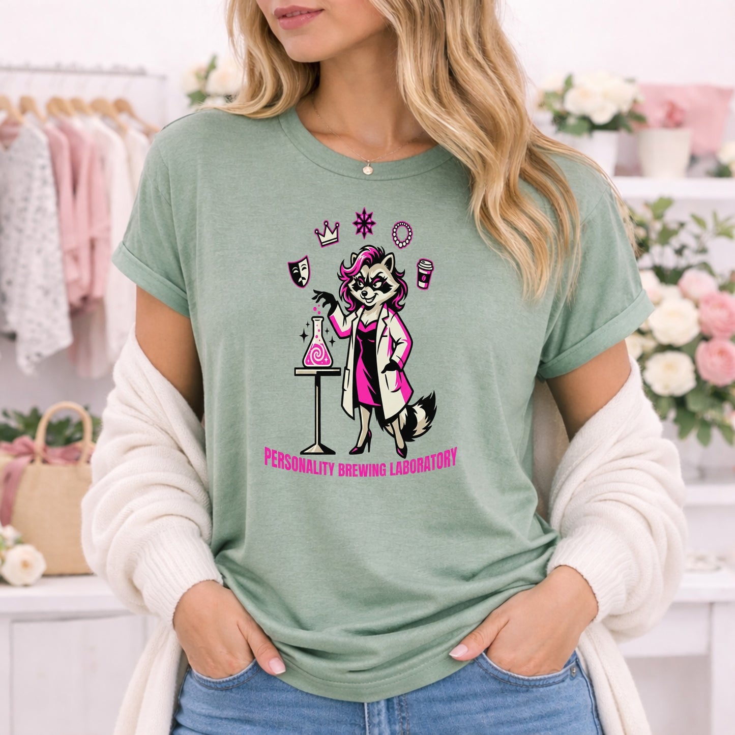 Personality Brewing Laboratory Raccoon T-Shirt