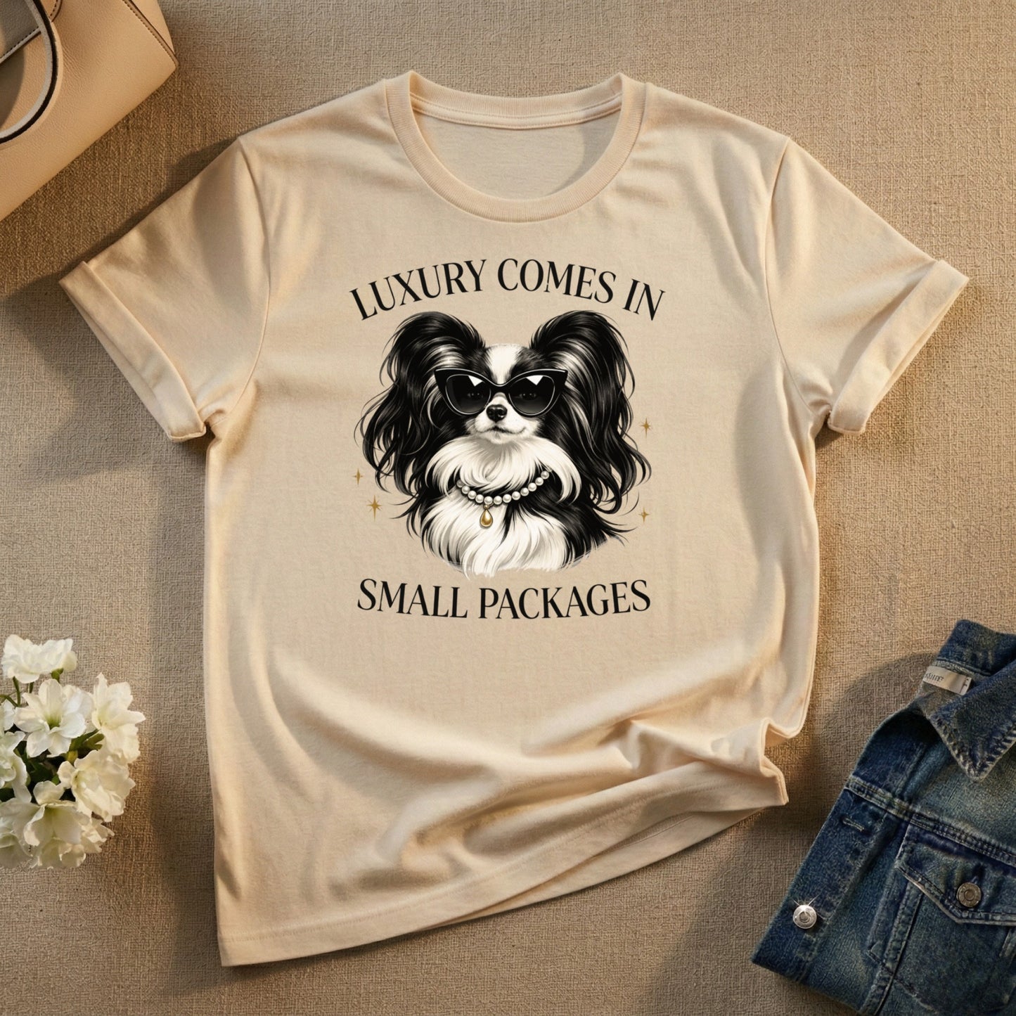 Luxury Comes In Small Packages Dog Graphic T-Shirt