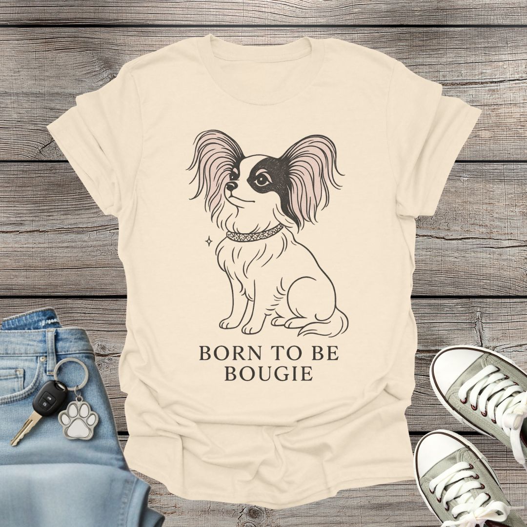 Papillon Bougie Minimalist T-Shirt