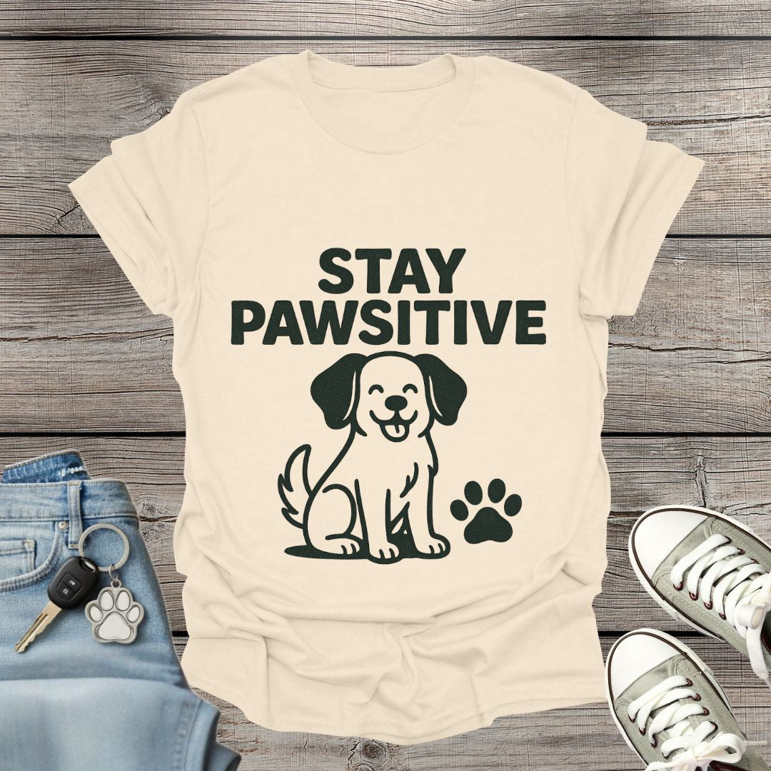 Stay Pawsitive T-Shirt