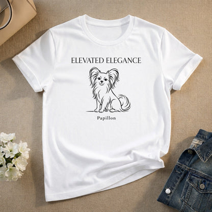 Elevated Elegance Papillon Graphic T-Shirt Product