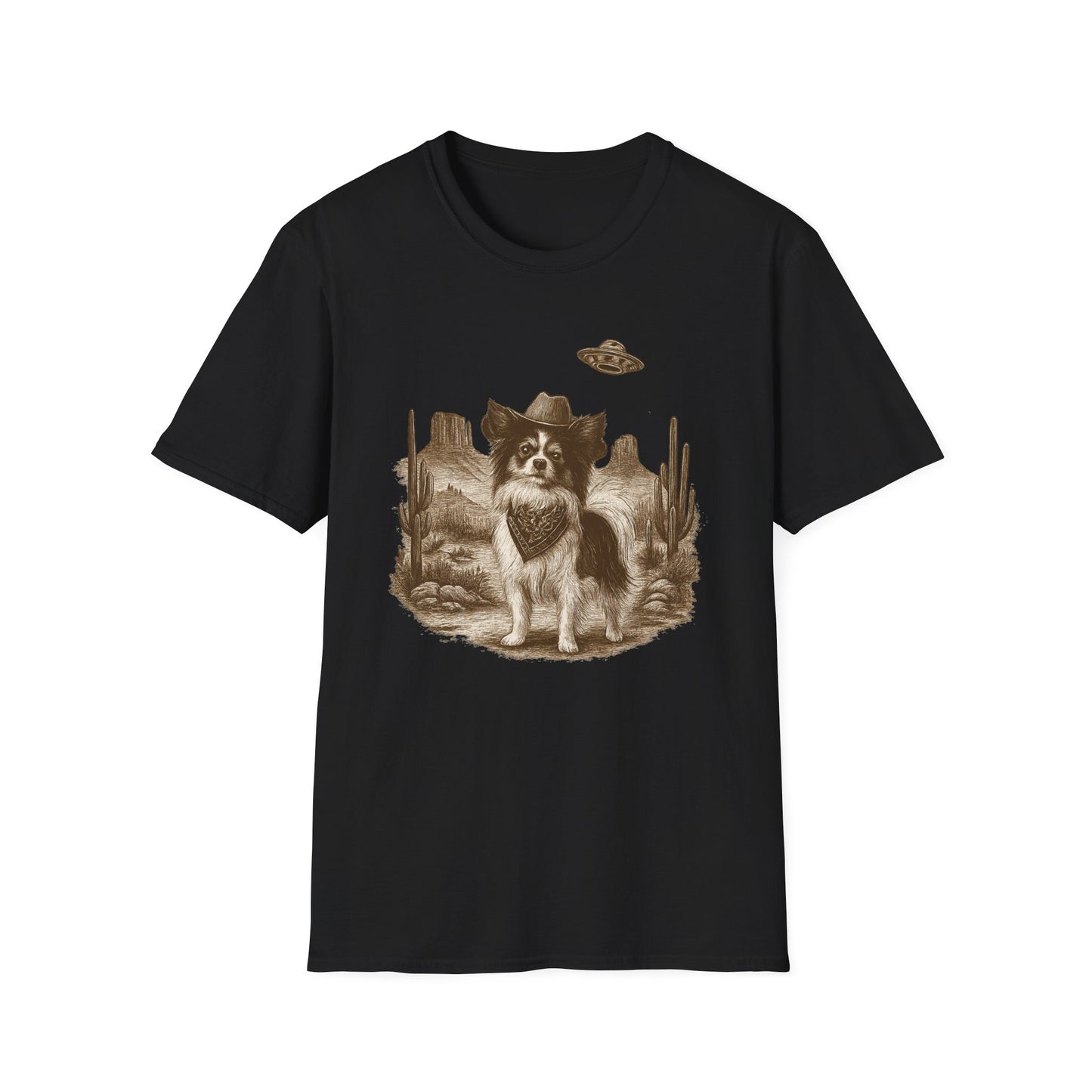 Western UFO Papillion T-Shirt