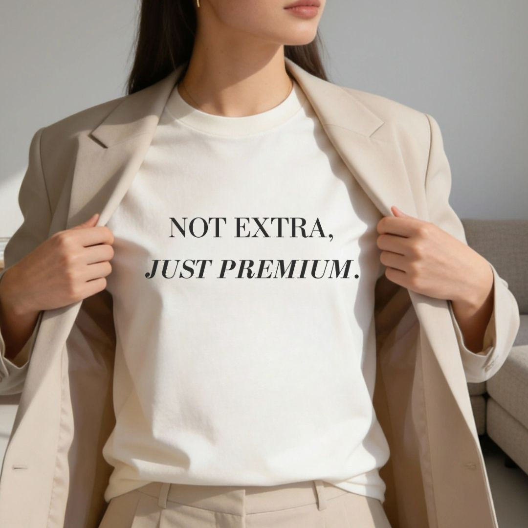 Not Extra Just Premium T-Shirt,