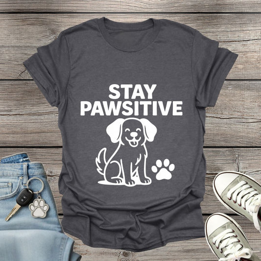 Stay Pawsitive T-Shirt