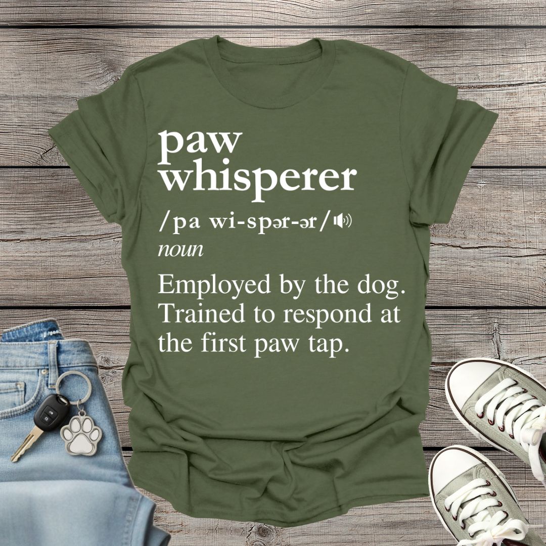 Dog Paw Whisperer Employee T-Shirt