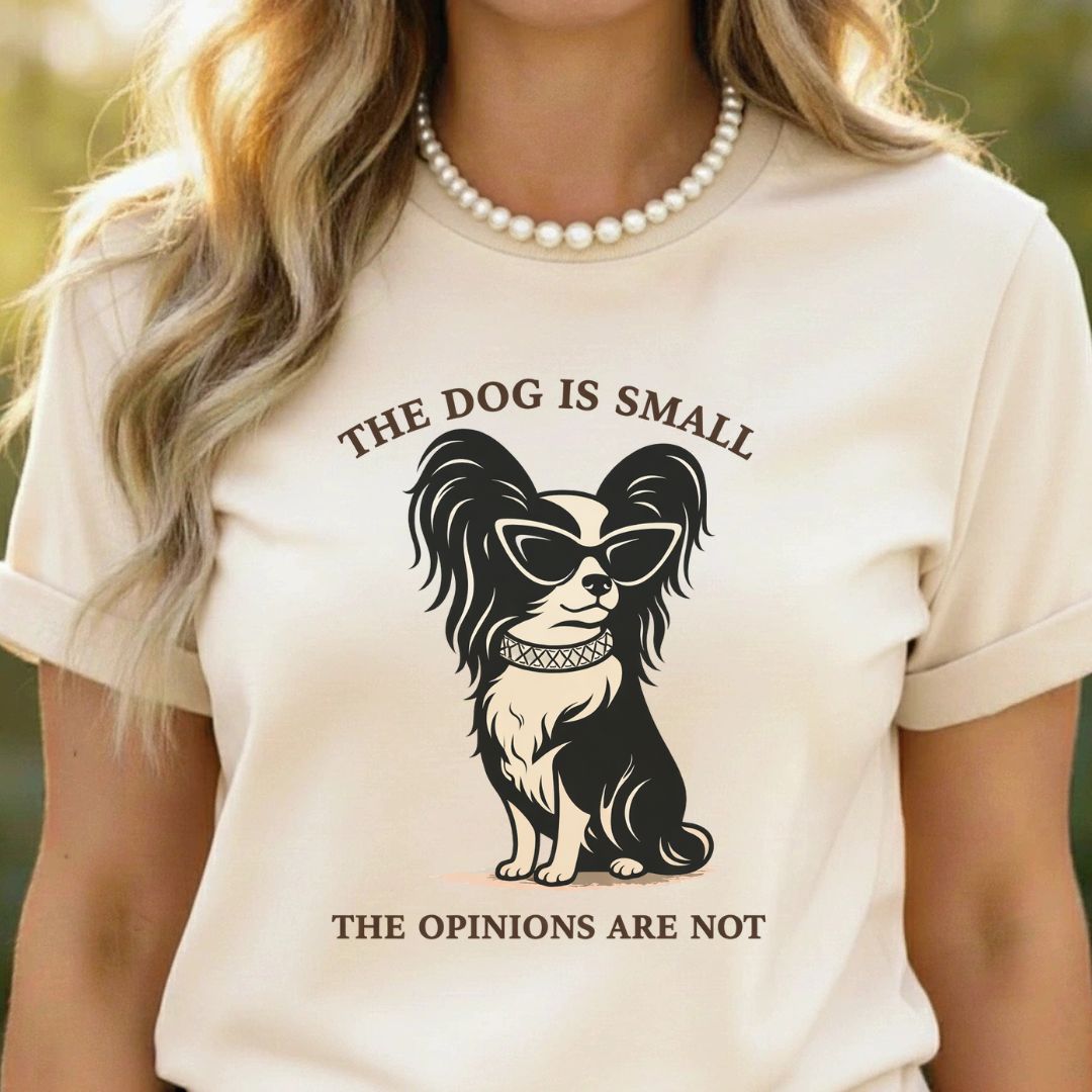 Small Frame. Strong Opinions. T-Shirt