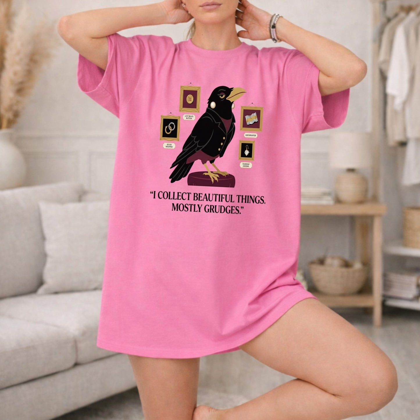 I Collect Beautiful Things Mostly Grudges Quote Shirt