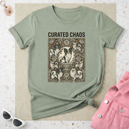Curated Chaos Elegant Dog Design Graphic Tee Product
