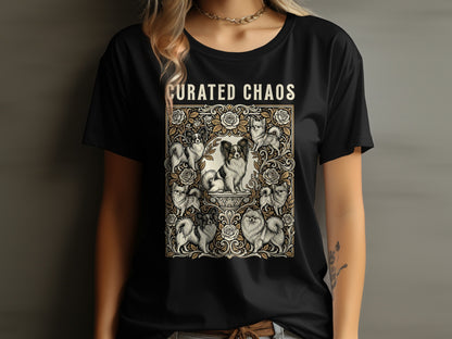 Curated Chaos Dog Lovers Graphic T-Shirt Design