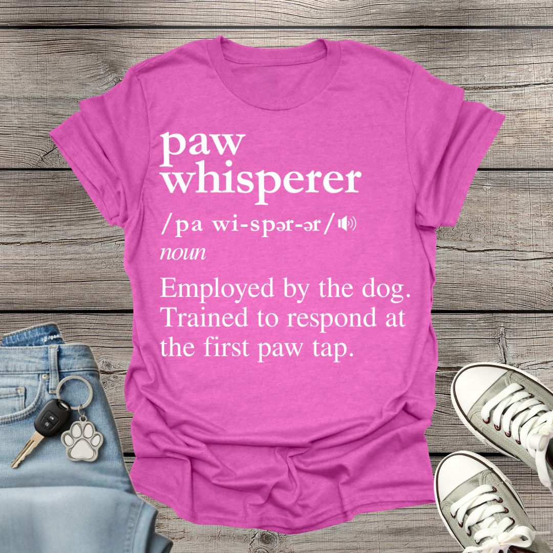 Dog Paw Whisperer Employee T-Shirt