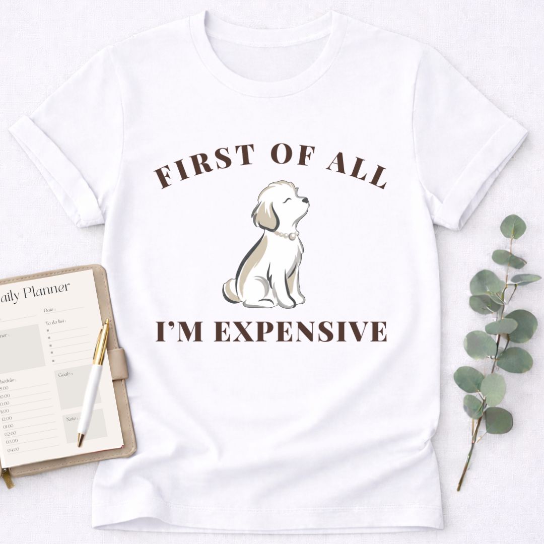 First of All I'm Expensive T-Shirt