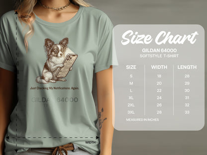 Just Checking My Notifications Again T-Shirt