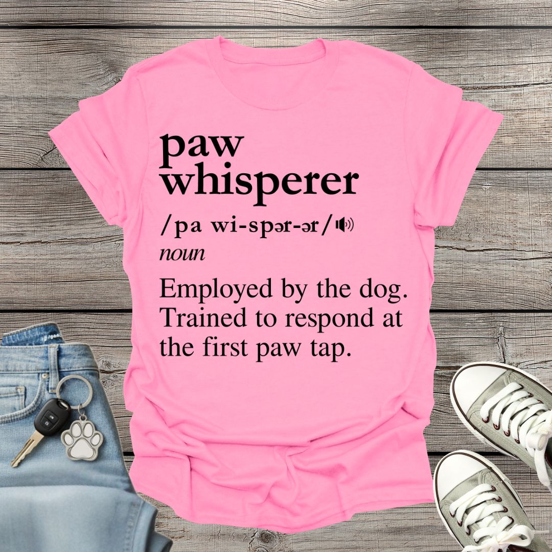 Dog Paw Whisperer Employee T-Shirt