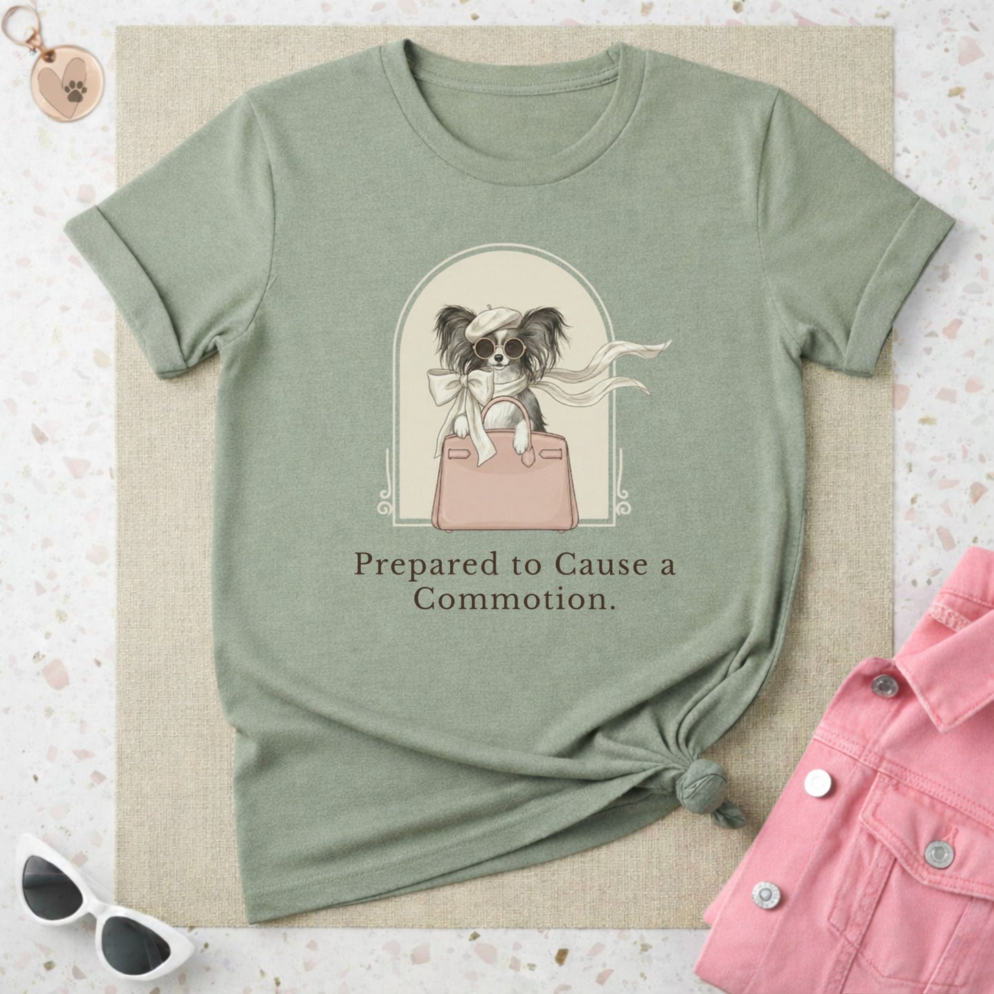 Prepared to Cause a Commotion Graphic Tee