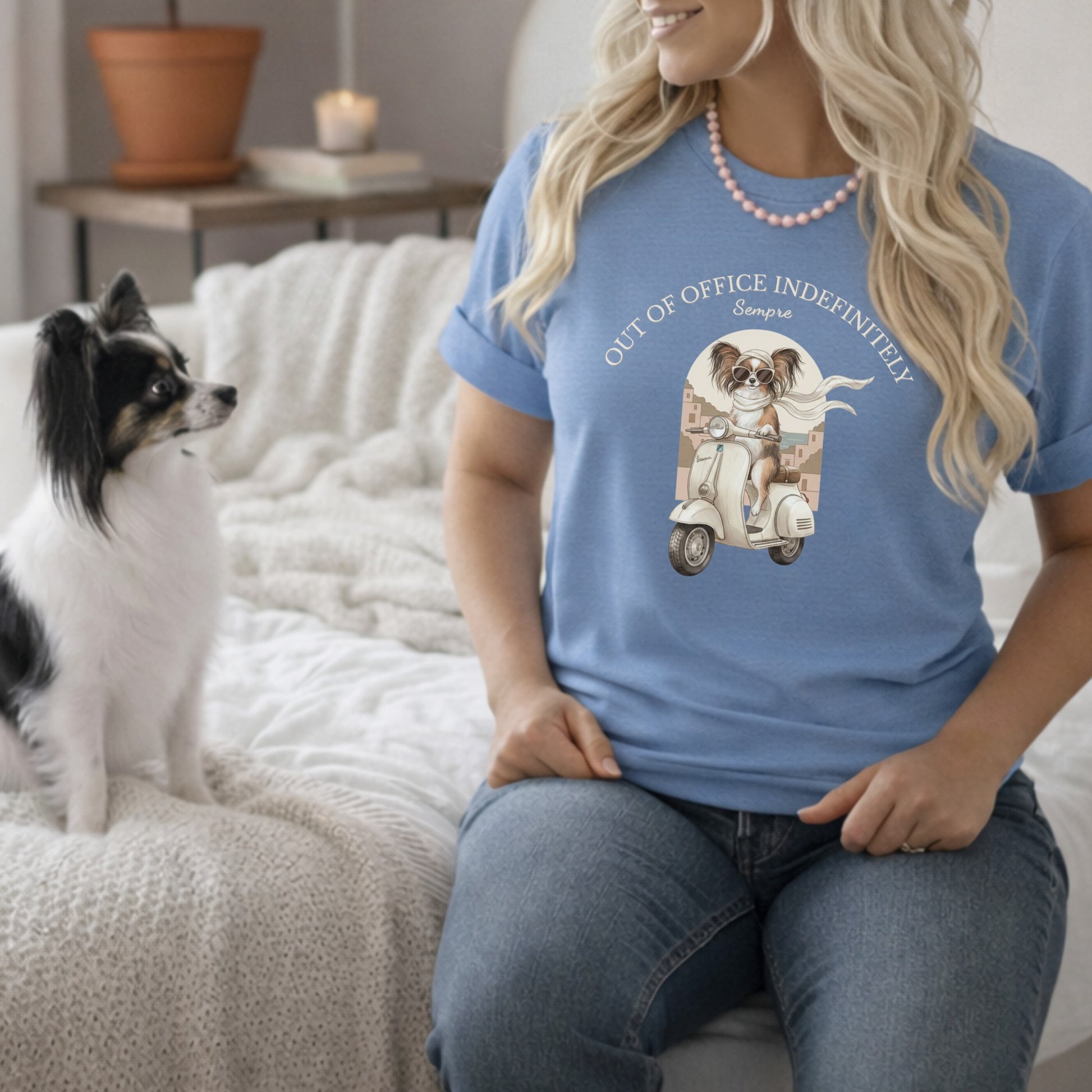 Out of Office Indefinitely Sempre Scooter T-Shirt