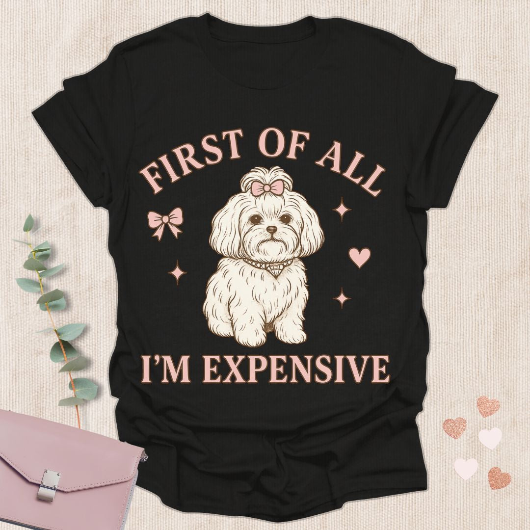 First of All I’m Expensive T-Shirt