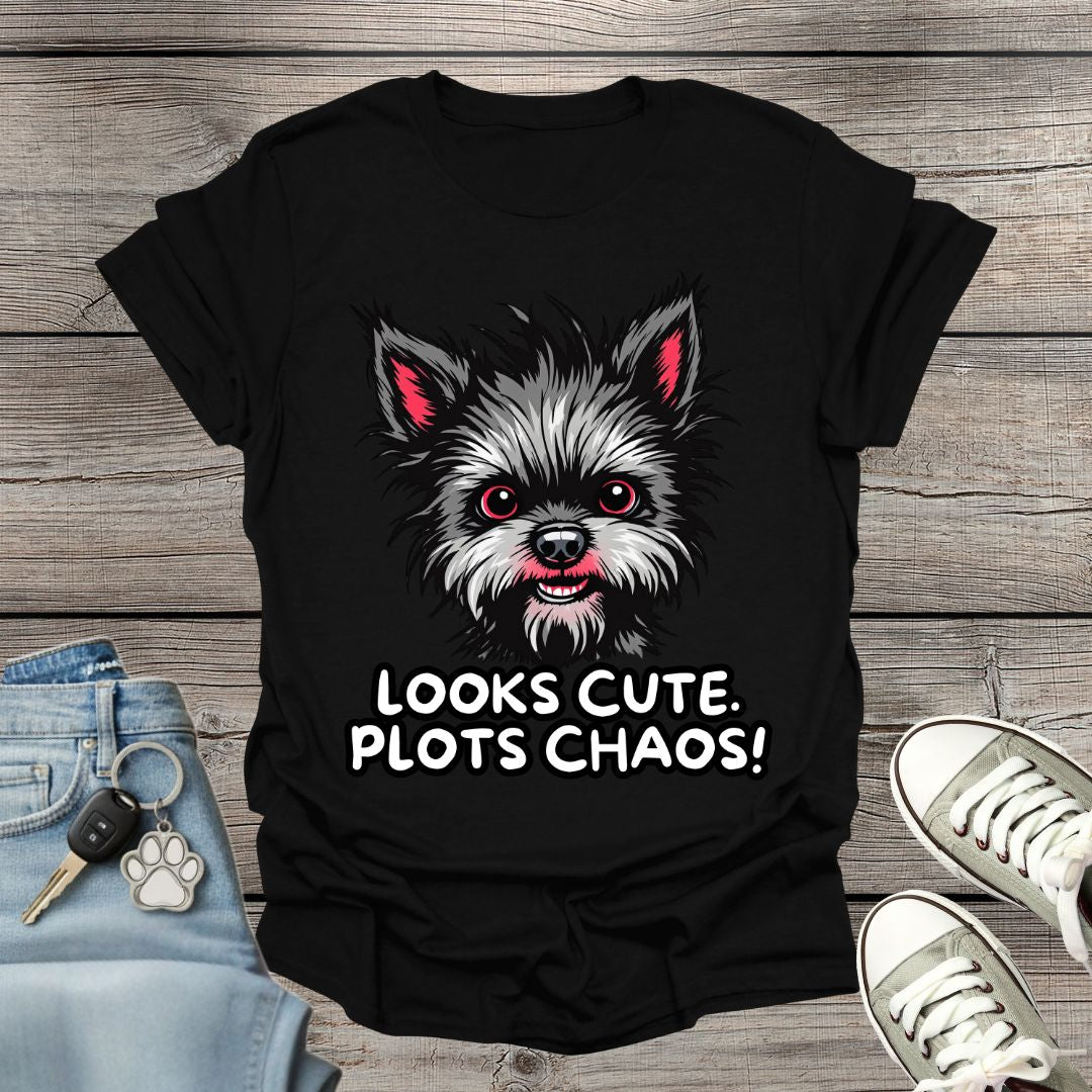Affenpinscher Plots Chaos T-Shirt
