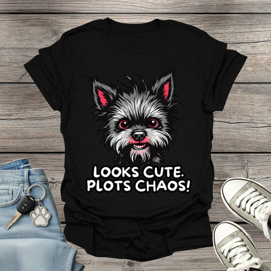 Affenpinscher Plots Chaos T-Shirt